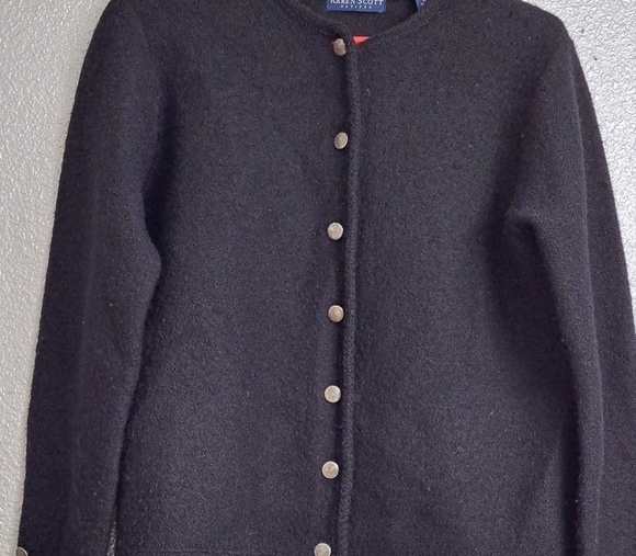 Karen Scott Petites Wool Cardigan/Jacket  Size PS - Picture 1 of 3